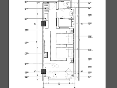 酒店双床房全套 施工图 客房