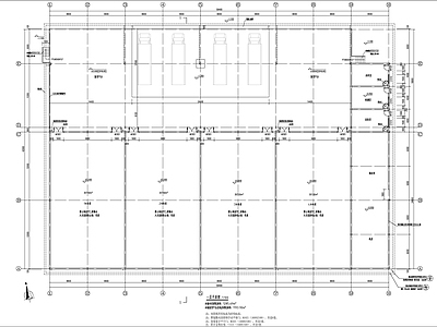 钢结构冷库建筑 施工图 工业建筑