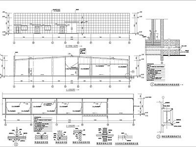 食用菌冷库建筑 施工图 工业建筑