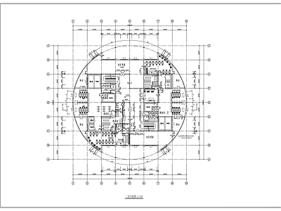 会所建筑 施工图  娱乐会所