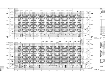 物流园区综合楼建筑 施工图  工业建筑