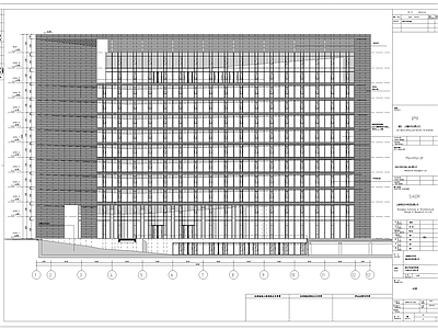 高层工业厂房建筑 施工图 工业建筑