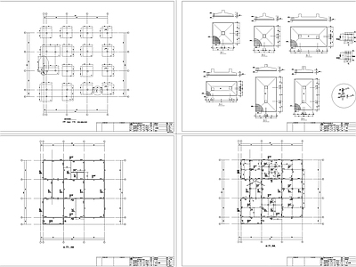 中式仿古建筑结构 施工图