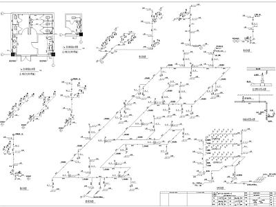 中式仿古建筑给排水 施工图