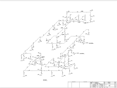 中式仿古建筑给排水 施工图