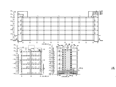 园区厂房建筑 施工图 工业建筑