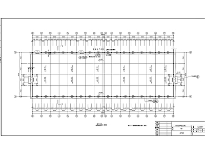 钢结构厂房建筑 施工图 工业建筑