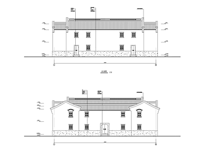 仿古建筑 施工图