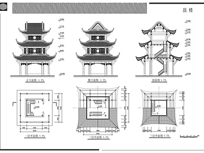 宝轮寺古建筑 施工图