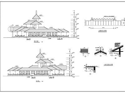 仿古建筑 施工图