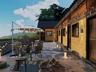 现代乡村庭院