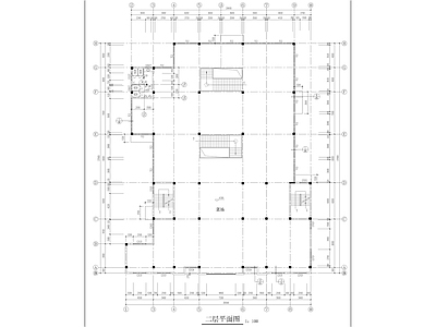 4层跨架结构菜市场建筑 施工图