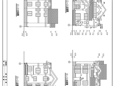 别墅建筑 施工图