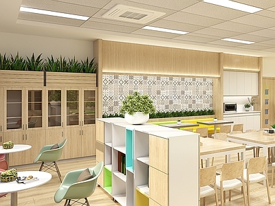 现代学校教职工休闲空间