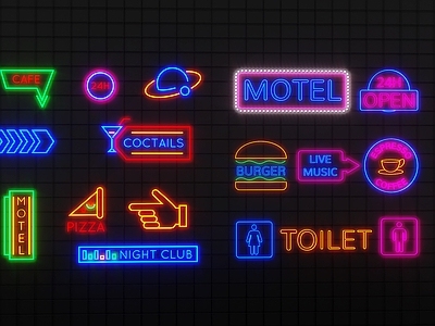 现代霓虹灯 装饰灯