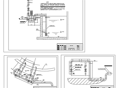 自吸泵安装配管 施工图