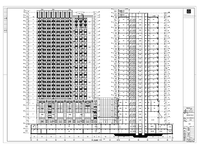 成都招商东城国际商务综合体建筑 施工图