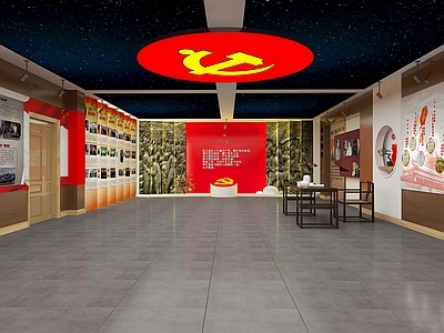 现代党建展厅 红色文化