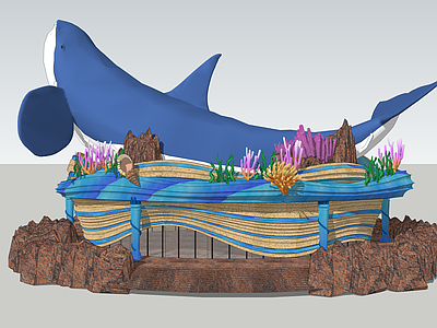 现代展览馆建筑 水族馆