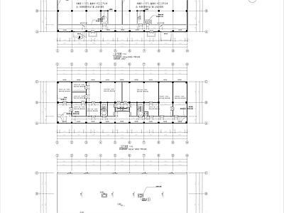 框架结构冷库建筑 施工图 工业建筑