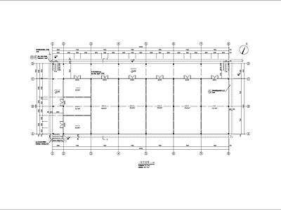 农特产品交易市场冷库建筑 施工图 工业建筑