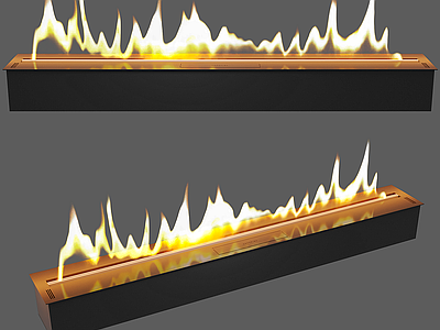 现代壁炉 火苗 火 装饰壁炉