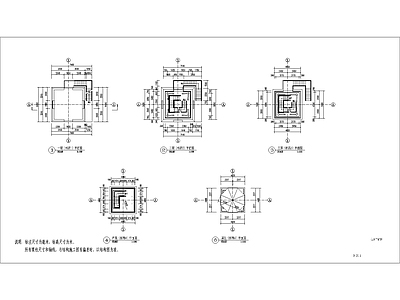 鸟塔建筑 施工图