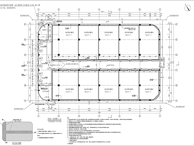 冷链物流冷库建筑 施工图 工业建筑