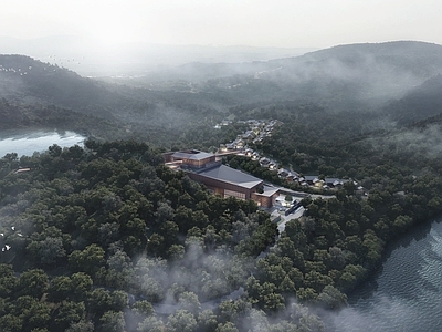 现代湖景酒店  热带滨水