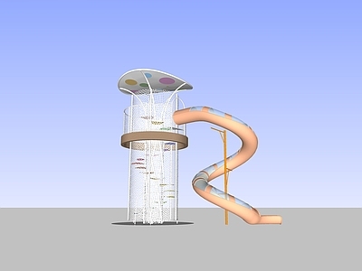儿童螺旋塔滑梯 珍珠塔