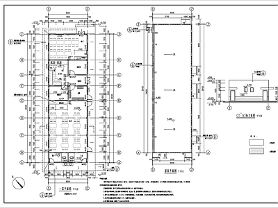 某厂区小型食堂建筑 施工图