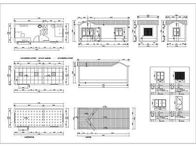 门卫房建筑 施工图