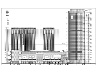 华强广场商业综合体建筑 施工图