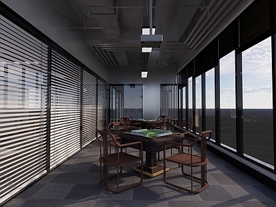 现代棋牌室棋牌桌
