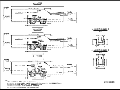 拦河坝详图 施工图