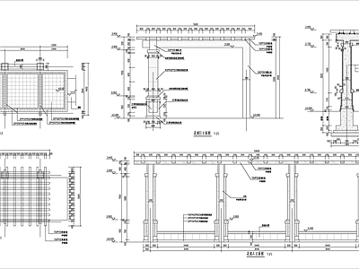 廊架详图 施工图