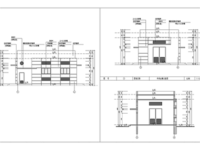 现代仓库建筑 施工图