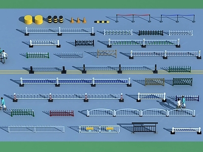 现代道路护栏 市政护栏 隔离栏 交通护栏 护栏 围栏 道路