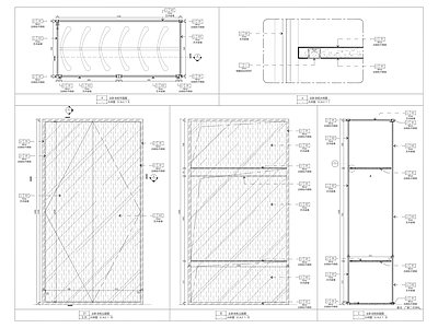 现代衣柜大样 施工图 柜类