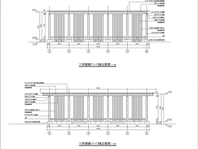 休闲长廊 施工图