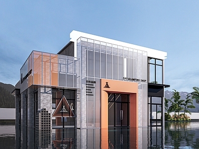 现代商业建筑 商铺建筑