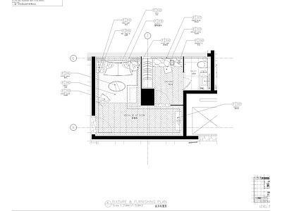 酒店新娘房更衣室室内 施工图 工装空间