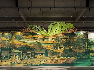 现代茶叶博物馆展厅大堂