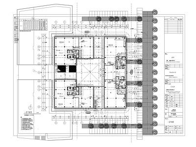 现代多层工业厂房建筑 施工图 工业建筑
