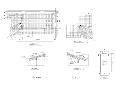 绿城中式合院转角斗拱大样 施工图 建筑通用节点 建筑工程节点