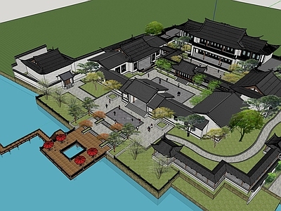 中式度假山庄 酒店