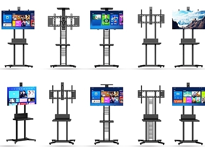 电视机 广告屏 显示屏 屏幕 支架