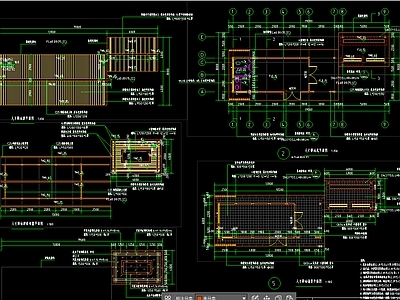 仿古驿站单体建筑 施工图