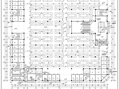 产品展示销售中心建筑 施工图 展销厅