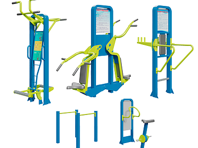 现代健身器材 户外健身器 公共运动器材